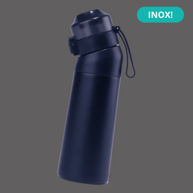 Gourde "inox" 650ML + 3 pods 🩶