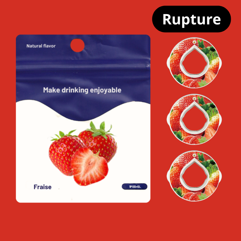 Pods FRAISE x3